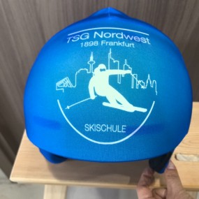 Couvre Casque Ski Personnalisé en Peluche avec Logo