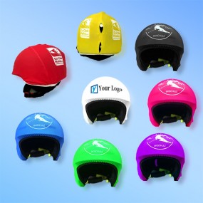 Couvre casque ski personnalisé avec logo imprimé